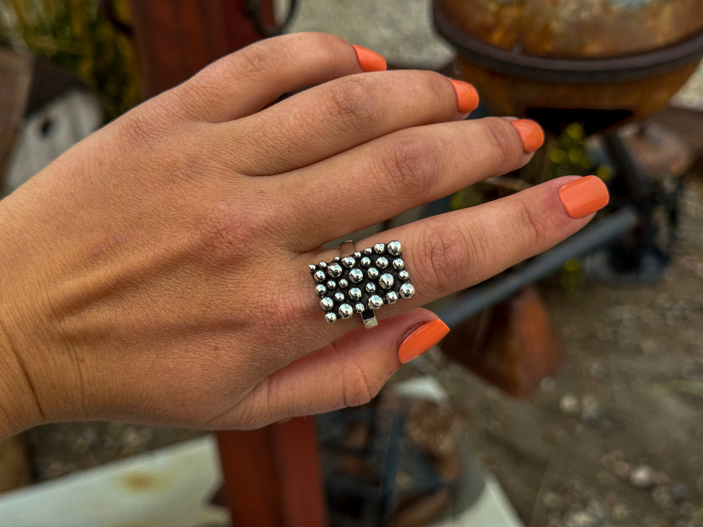 SIZE 9 STERLING RING