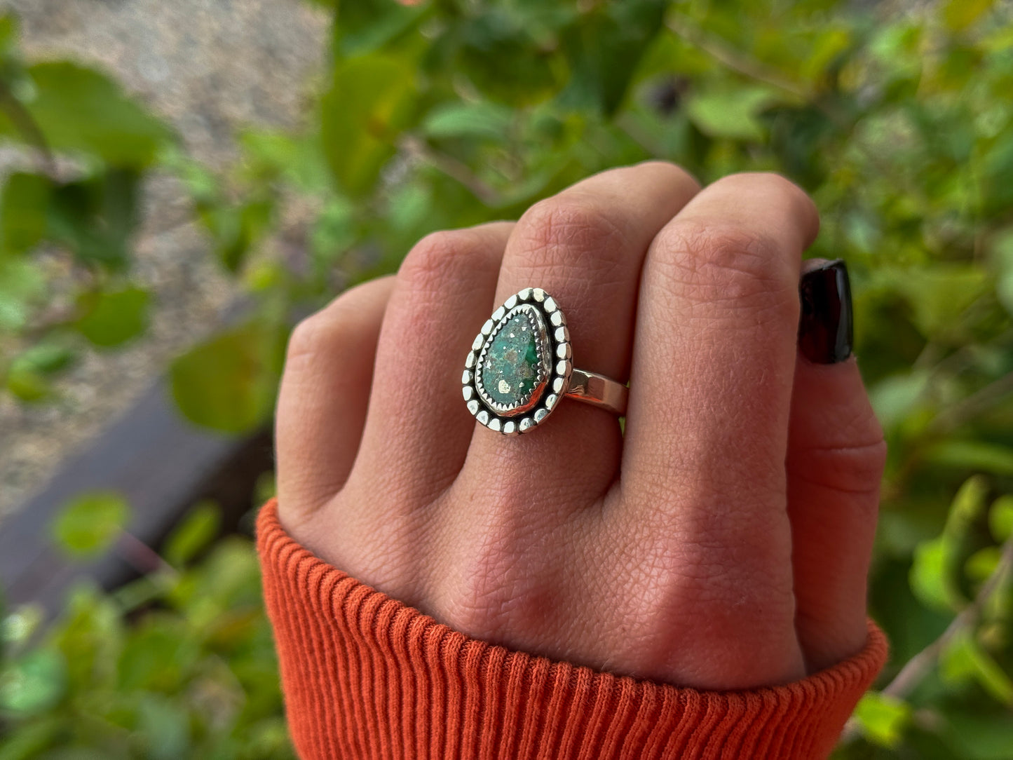 SIZE 7.5 GREEN SONORAN RING