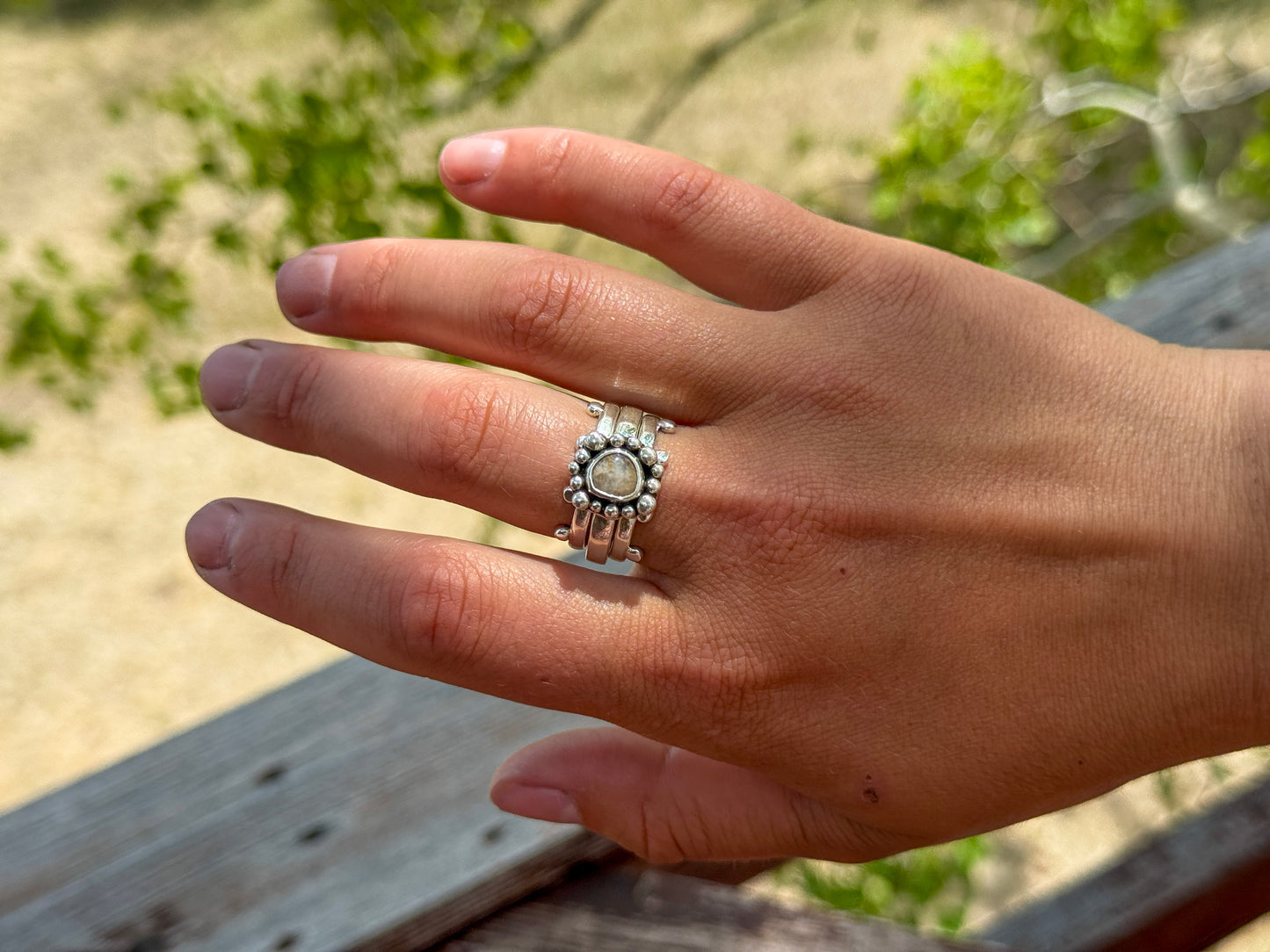 SIZE 10 | THE RIVER ROCK RING SET