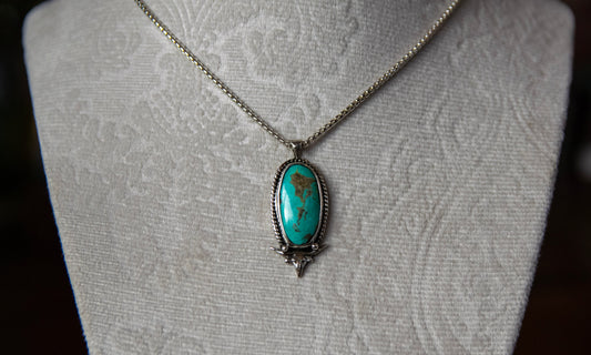 TURQUOISE STEER NECKLACE