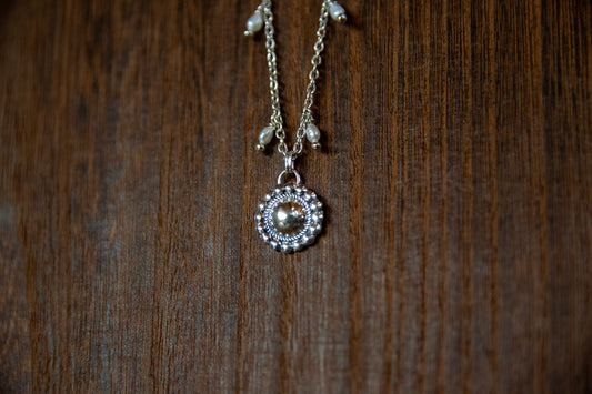 PEARL CONCHO NECKLACE