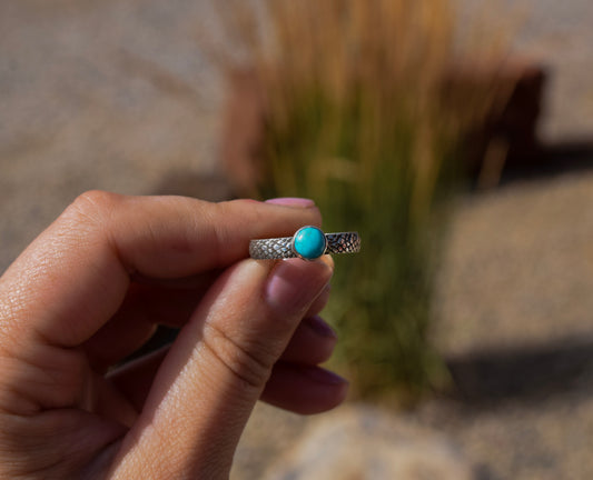 KINGMAN TURQUOISE SNAKE RINGS