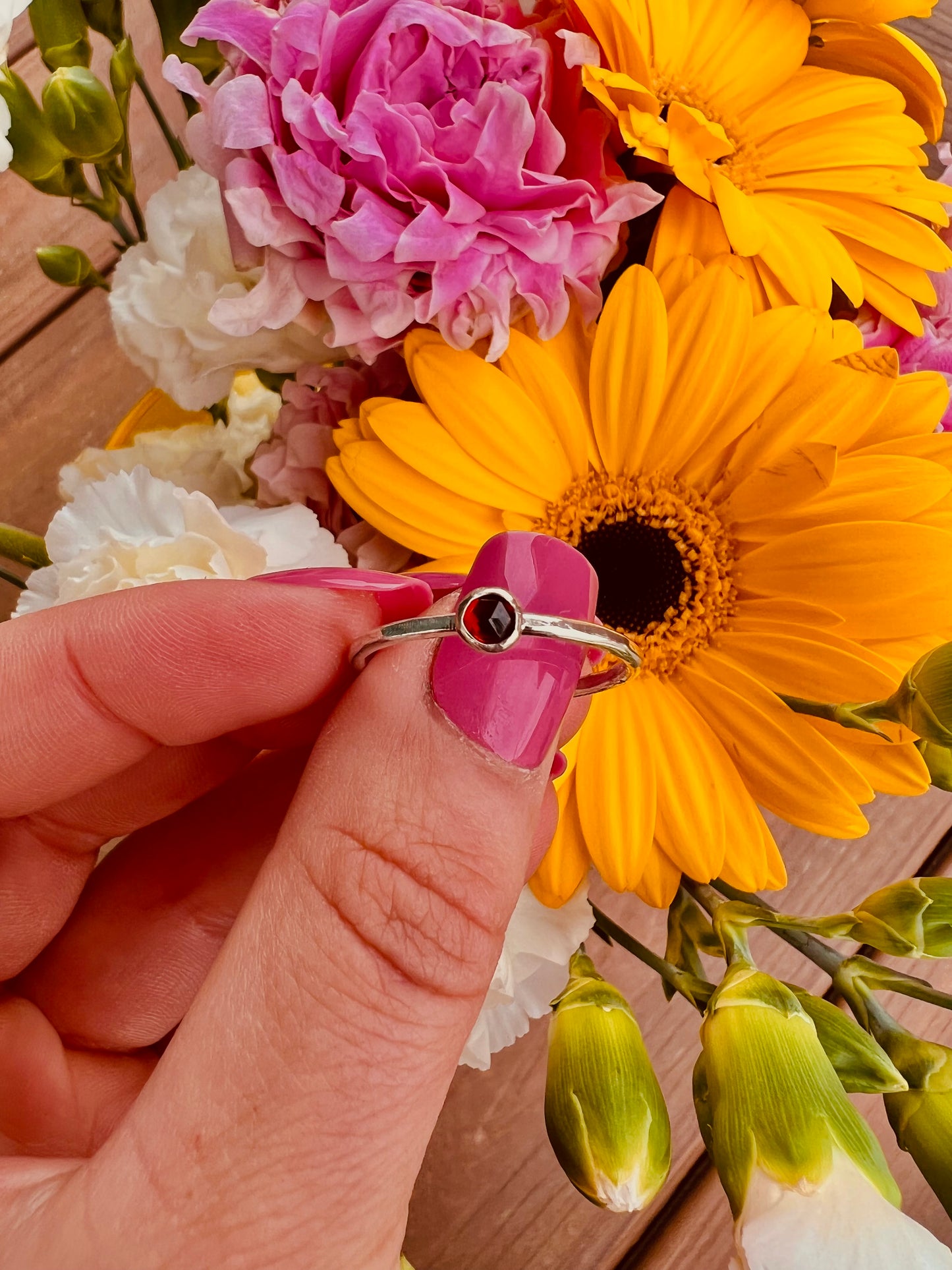 GARNET RING