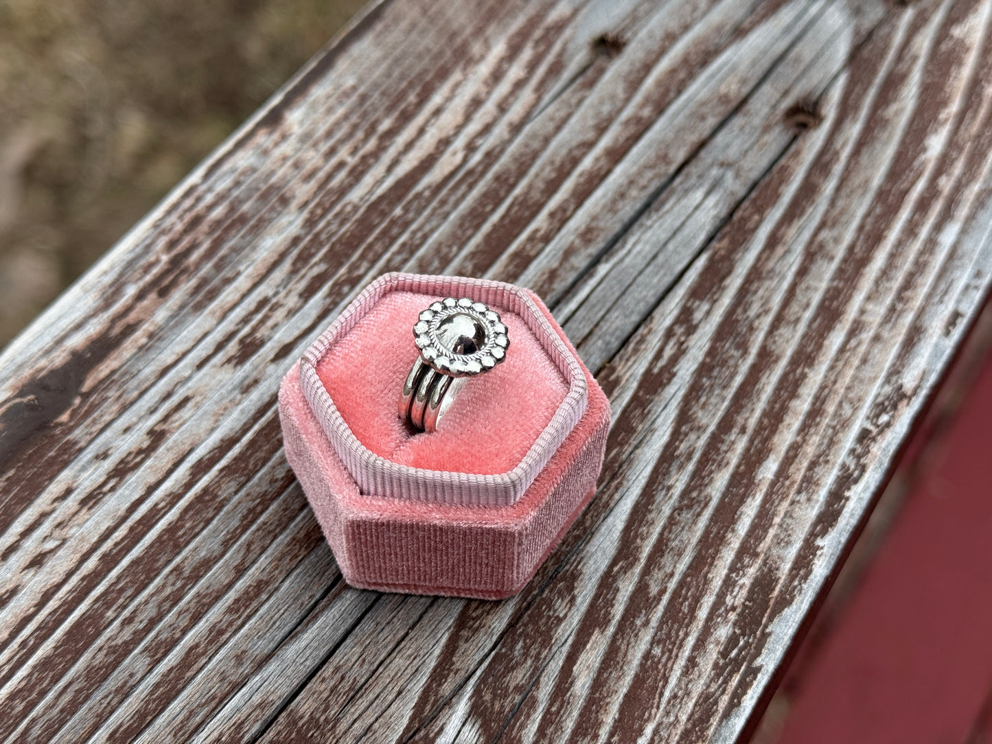 SIZE 5.75 TRIPLE BAND CONCHO RING