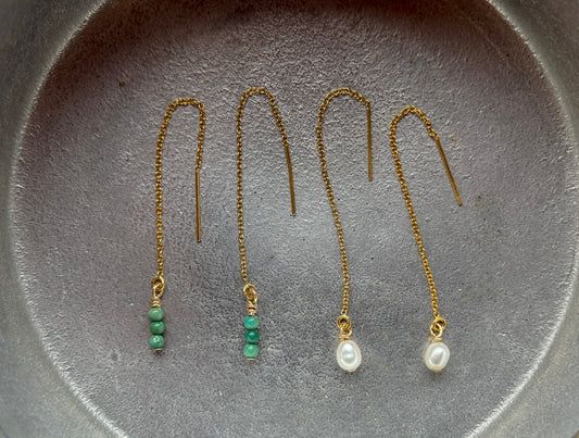 14K GOLD FILL THREADERS