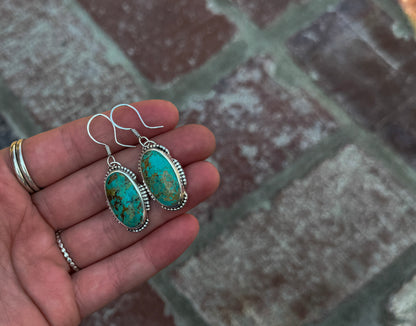 STATEMENT TURQUOISE EARRINGS