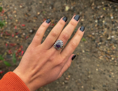 SIZE 8 SUGILITE RING