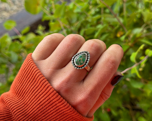 SIZE 7.5 GREEN SONORAN RING